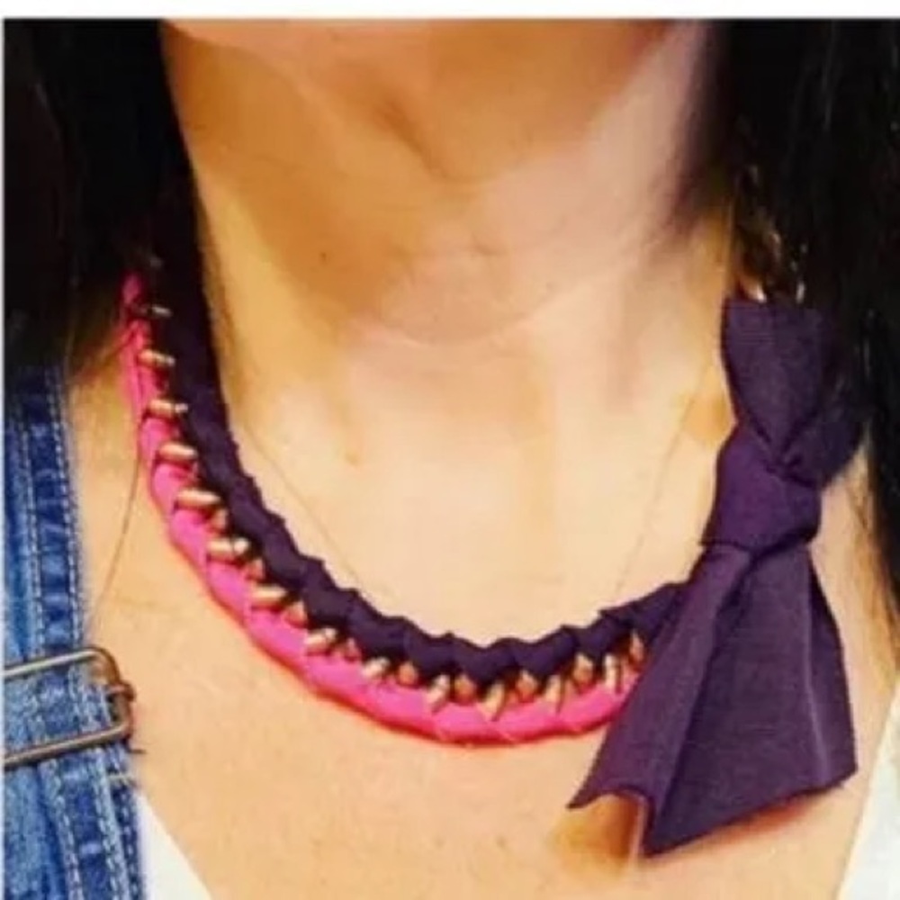 NEW stella & dot bella bow necklace